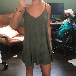 NWT Silence+Noise olive tank dress